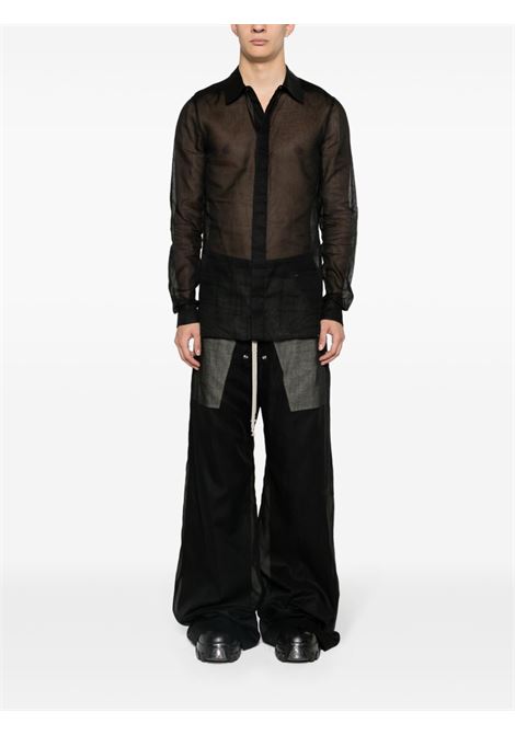 Black Bela wide-leg trousers - men RICK OWENS | RR01D3366OR09